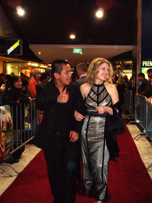 Anh Do walking the red carpet