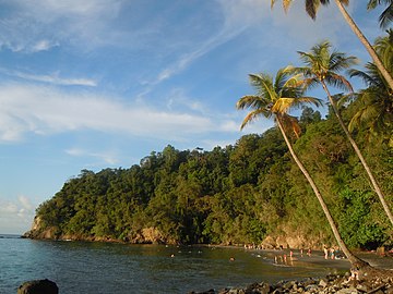 Vue de la pointe de l'Anse Lévrier