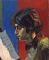 1977 Italiano: Giovane che legge English: Young man reading