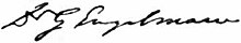 Engelmannin allekirjoitus