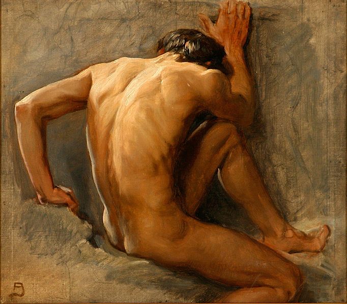 File:August Andreas Jerndorff - Studie af en nøgen mand (1877).jpg