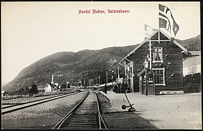 Aurdal Stasiun, Valdresbanen (8677688280).jpg