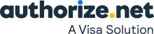 Logo of Authorize.Net, A Visa Solution