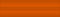 Sciarpa Arancione - nastrino per uniforme ordinaria