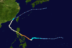 台风宝丝的路径图