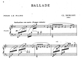 Fragment Debussyjeve balade