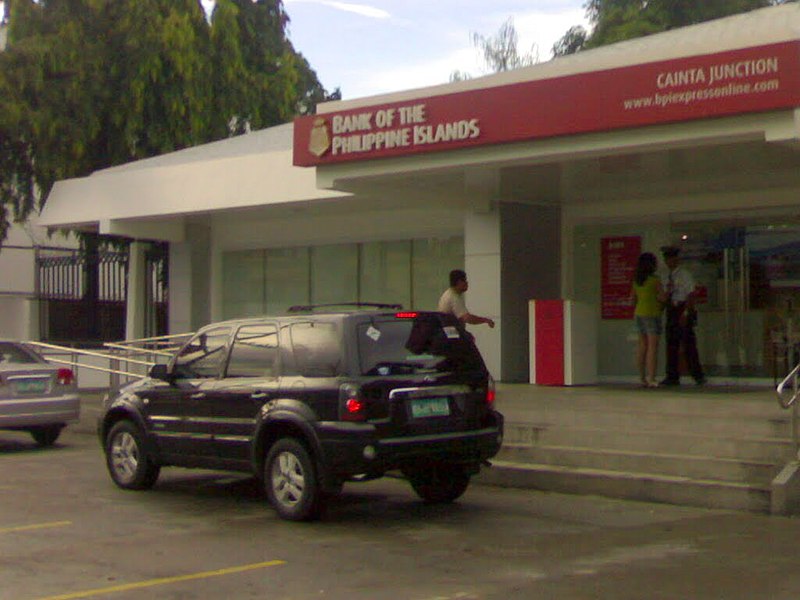 File:Bank of the Philippine Islands, Cainta-Junction branch (near Junction) - panoramio.jpg