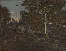 Antoine-Louis Barye, The Forest of Fontainebleau, NG3233