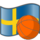 Icône suédoise de joueurs de basket-ball