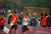 Deutsch: Beachhandball bei den Olympischen Jugendspielen 2018; Tag 6, 12. Oktober 2018; Jungen, Platzierungssspiel Ränge 9-10 – Chinese Taipei (Taiwan)-Uruguay 2:1 English: Beach handball at the 2018 Summer Youth Olympics at 12 October 2018 – Boy's Placement Match 9-10 – Chinese Taipei (Taiwan)-Uruguay 2:1