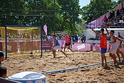 Deutsch: Beachhandball bei den Olympischen Jugendspielen 2018 in Buenos Aires; Tag 7, 13. Oktober 2018; Jungen, Halbfinale – Spanien-Kroatien 2:1 English: Beach handball at the 2018 Summer Youth Olympics in Buenos Aires at 13 October 2018 – Boys Semifinal – Spain-Croatia 2:1 Español: Handball de playa en los Juegos Olimpicos de la Juventud Buenos Aires 2018 en 13 de octubre de 2018 – Semifinales de chicos - España-Croacia 2:1