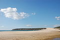 English: The beach in Bolonia, Cádiz, Spain. A big dune can be seen in the back