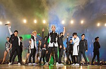 Big Bang performing at their Big Show concert in 2011