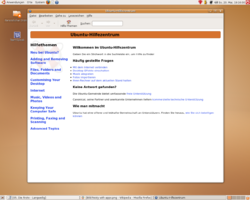 Ubuntu 7.04 („Feisty Fawn“) mit GNOME 2.18