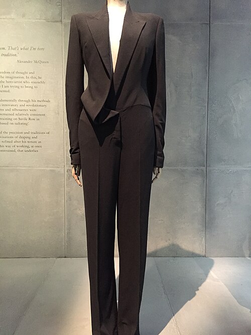 Black tailored suit from Bellmer La Poupée (Spring/Summer 1997)