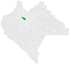 Obec Bochil v Chiapas