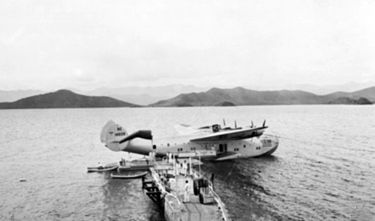 Pan American Clipper at Noumea, 1941. Boeing 314 clipper at Noumea 1941.jpg