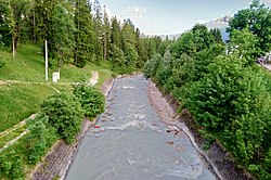 A Boite patak Cortina d’Ampezzóban