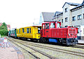 Borkumer Kleinbahn und Dampfschifffahrt GmbH (BK) locomotief "Hannover" te Borkum.