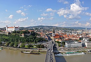 Vue panoramique de la vieille ville (Staré Mesto)