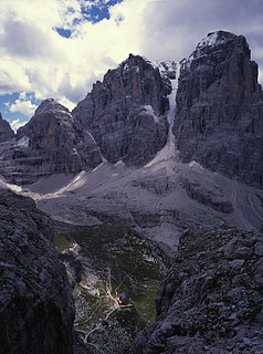 Cima Tosa Mountain in Italy