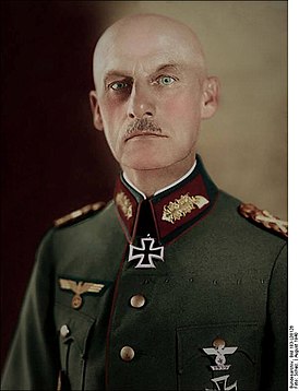 Commandant du groupe d'armées de la Wehrmacht "Nord" Wilhelm von Leeb