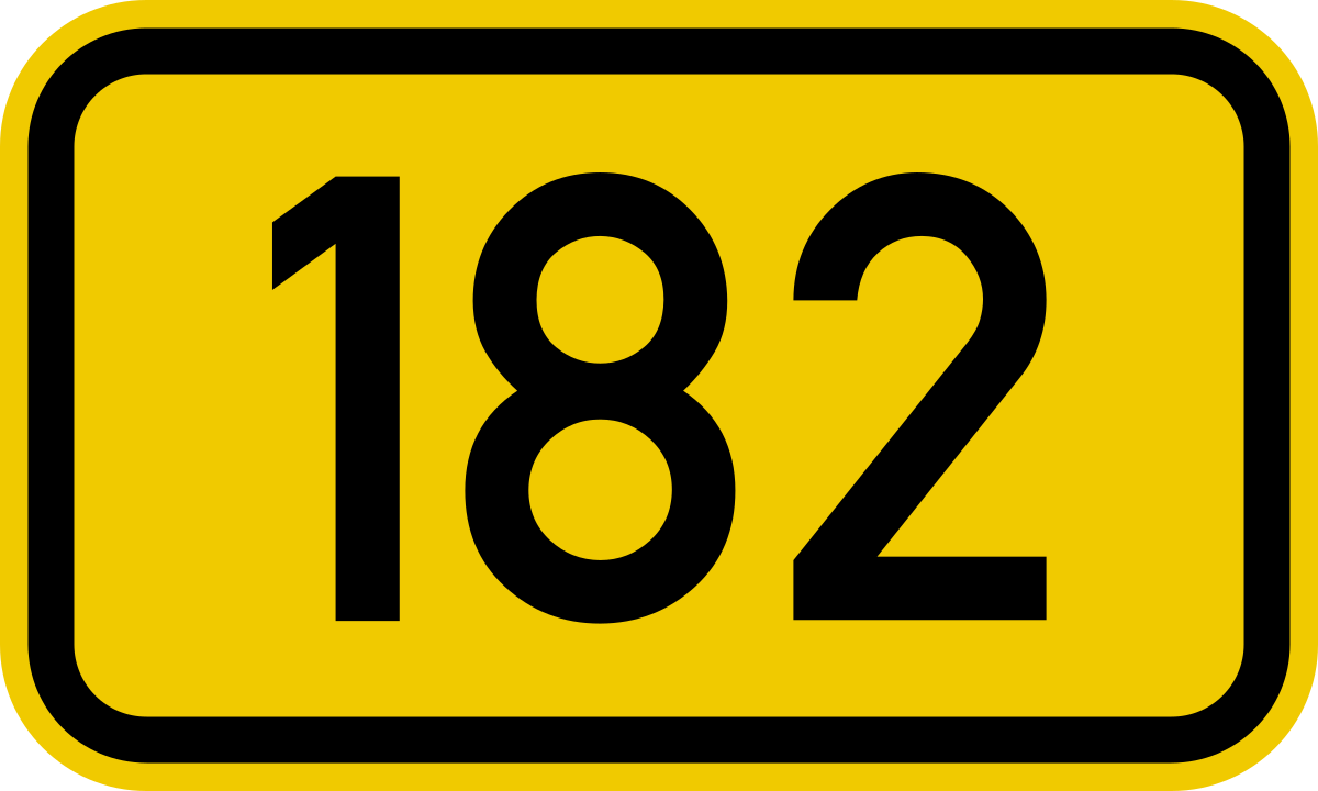 File:Bundesstraße 182 number.svg - Wikimedia Commons