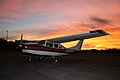 Wing cuff installati alle estremità alari di un Cessna 210