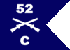 Compagnie C, 52e d'infanterie guidon.gif