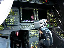 Forward cockpit of a Tiger HAP