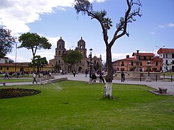 Plaza de Armas in Cajamarca