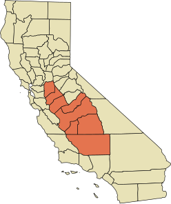 California San Joaquin ilçeleri.svg