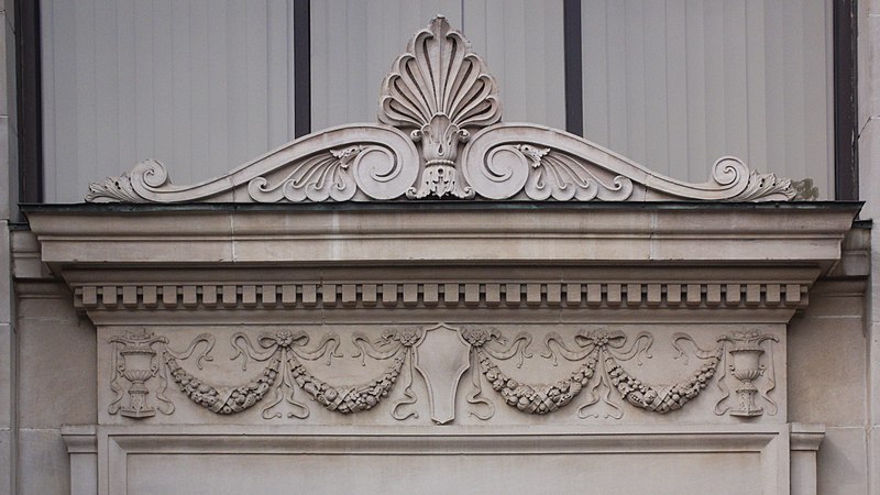 Decoration over the entrance