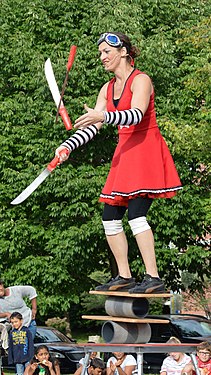 Cate Great at the 2019 Waterloo Busker Carnival