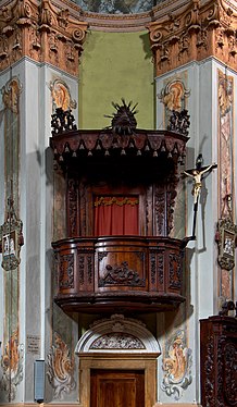 Chiesa di San Bartholomeo Vesio di Tremosine Pulpit