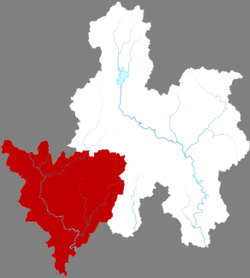vị trí của the county