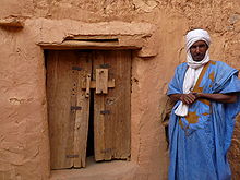 Chinguetti was a center of Islamic scholarship in West Africa. Chinguetti-Guide.JPG