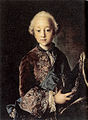 Portræt af Christian 7. som barn, malet af Louis Tocqué