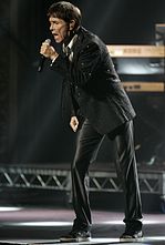 Cliff Richard performing in Sydney, Australia