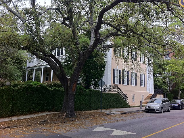 The Col. William Rhett House, 54 Hasell St., Charleston, South Carolina, the birthplace of Wade Hampton III