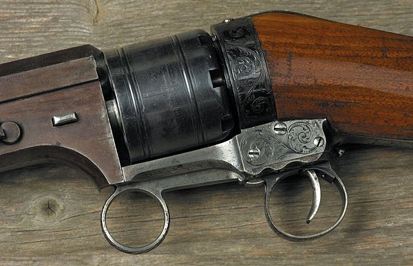 Colt Paterson 1838 Ring Lever rifle, receiver