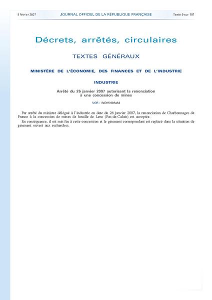 File:Concession de Lens - Arrêté du 26 janvier 2007.pdf