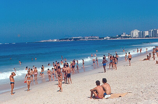 Copacabana Beach in 1971