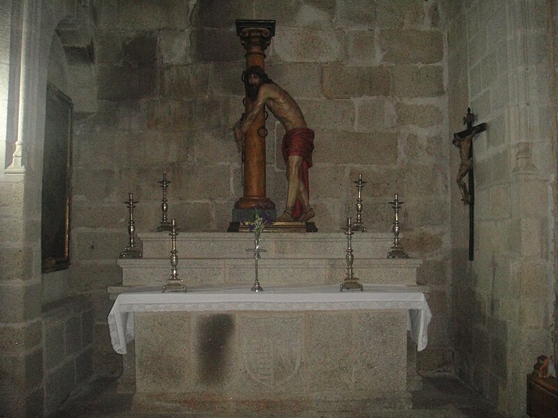 Cristo atado a la columa. Iglesia de San Mateo de Cáceres.JPG