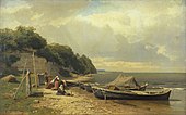 Tiskre(エストニア)の海岸(1866)