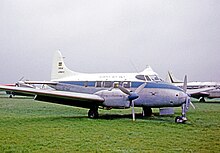 De Havilland Dove of Sudan Airways in 1967