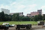 Dagens Nyheters hus under byggnad 18 augusti 1963.