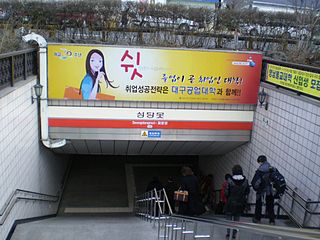 <span class="mw-page-title-main">Seobu Bus Terminal station</span> Station of the Daegu Metro