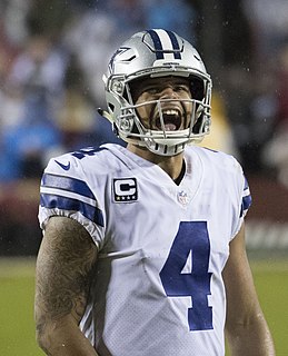 Dak Prescott American football quarterback