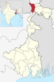 Kart over Darjeeling